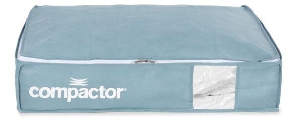 Plastikowe pojemniki próżniowe pod łóżko zestaw 3 szt. 65x45x15,5 cm Blue Edition – Compactor