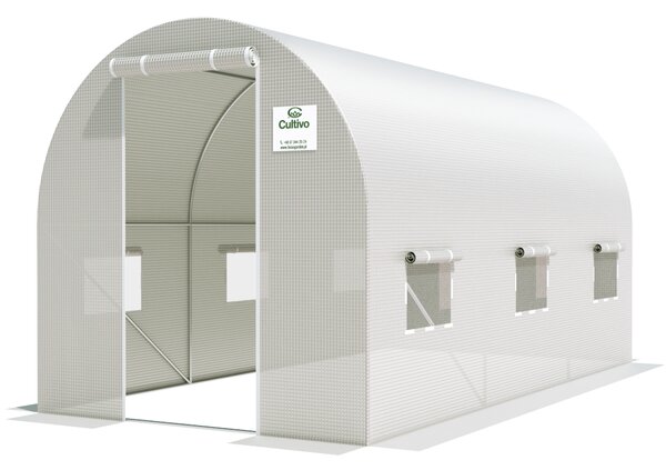 Tunel Foliowy 2x4x2 - 8m2 Biały