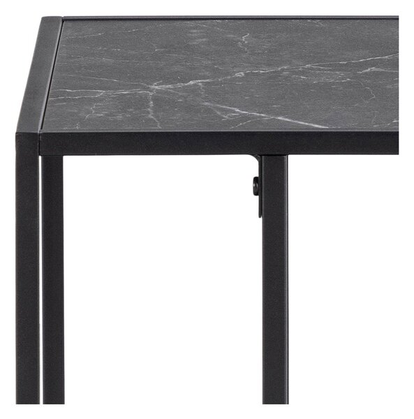 Stolik z blatem w dekorze marmuru 43x35 cm Infinity – Actona