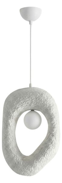Biała metalowa lampa wisząca Lore – Opviq lights