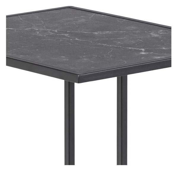 Stolik z blatem w dekorze marmuru 43x35 cm Infinity – Actona