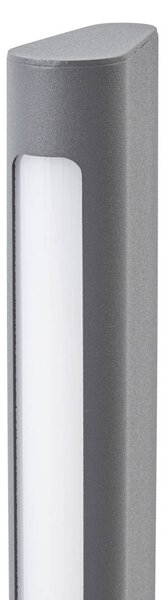 Słupek oświetleniowy LED Lucande Celiora, wysokość 45 cm, kolor antracytowy, Celiora, czarny, aluminium, nowoczesny