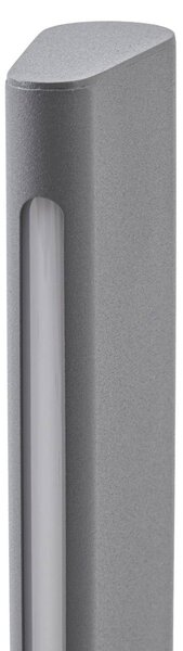 Słupek oświetleniowy LED Lucande Celiora, wysokość 45 cm, kolor antracytowy, Celiora, czarny, aluminium, nowoczesny