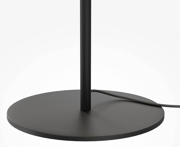 Maytoni Lampa stołowa Bergamo, biały / opal, salon / jadalnia, tkanina / materiał / jedwab, skandynawski
