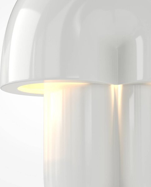 Maytoni Lampa stołowa LED Hope, możliwość ściemniania, biały / opal, salon / jadalnia, ceramika, skandynawski