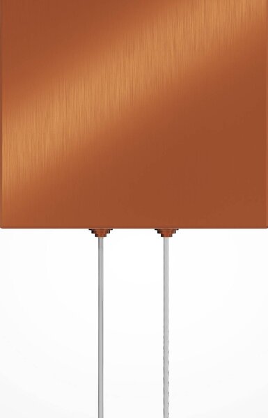 Maytoni Lampa wisząca szklana Quadro, kremowy / amber, salon / jadalnia, szkło, nowoczesny