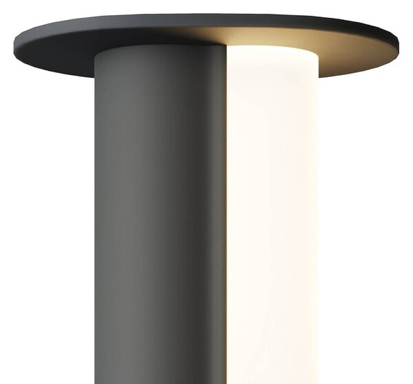 Maytoni Lampa stołowa LED ASYM, możliwość ściemniania, biały / opal, salon / jadalnia, metal, skandynawski