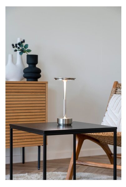 Lampa stołowa LED w kolorze srebra (wysokość 28,5 cm) Lyneham – House Nordic