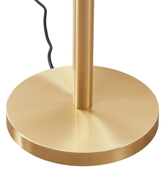 Lampa stojąca Ignacia Lindby, mosiężny / złoty, salon / jadalnia, metal, nowoczesny