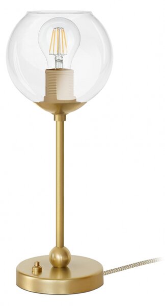 Złota lampka biurkowa z przyciskiem KLT-B1