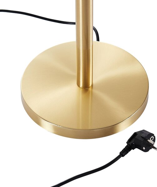 Lampa stojąca Ignacia Lindby, mosiężny / złoty, salon / jadalnia, metal, nowoczesny