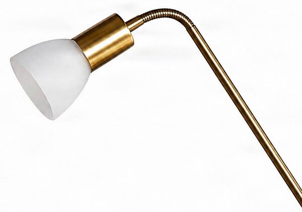 Lampa stojąca Felicia Lindby, mosiężny / złoty, salon / jadalnia, metal, nowoczesny