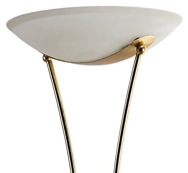 Lampa stojąca Felicia Lindby, mosiężny / złoty, salon / jadalnia, metal, nowoczesny
