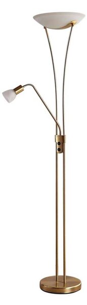 Lampa stojąca Felicia Lindby, mosiężny / złoty, salon / jadalnia, metal, nowoczesny