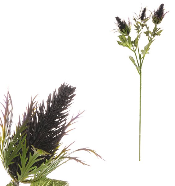 Sztuczna kwiat Eryngium fioletowy, 66 cm