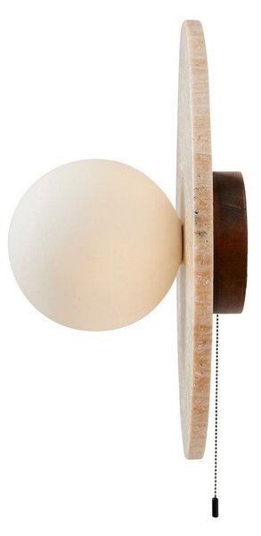 Beżowy kamienny kinkiet ø 12 cm Hilde – Opviq lights