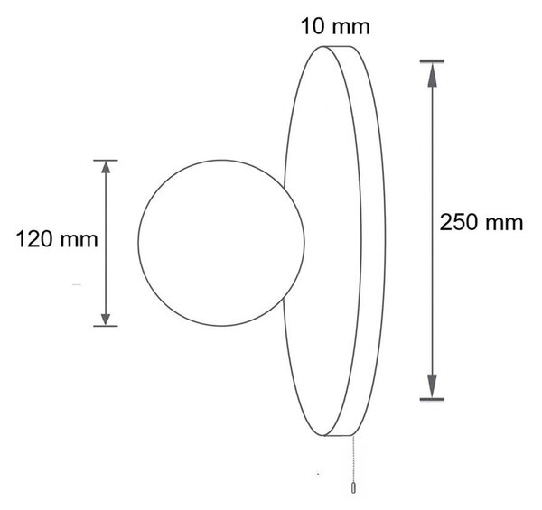 Beżowy kamienny kinkiet ø 12 cm Hilde – Opviq lights