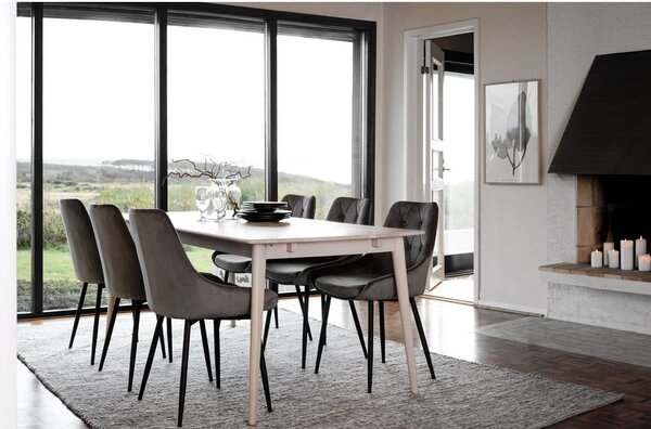 Rozkładany stół z litego drewna dębowego 180x90 cm Tyler – Rowico