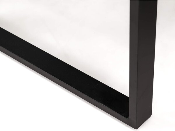 MebleMWM Zestaw mebli ogrodowych RAVENA DUO + Stół Sycylia | Aluminium czarny | Beżowe poduszki