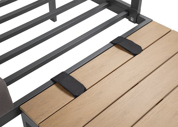 Sofa ogrodowa Java Dark Grey - Bjørkka
