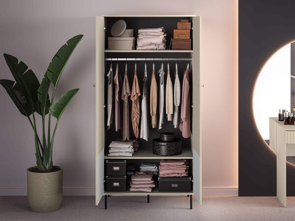 MebleMWM Szafa dwudrzwiowa SOPHIE 01 cashmere