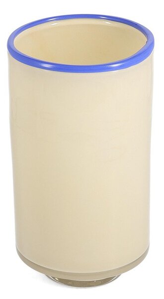 Kremowy szklany wazon (wysokość 21,5 cm) Milo – ONA