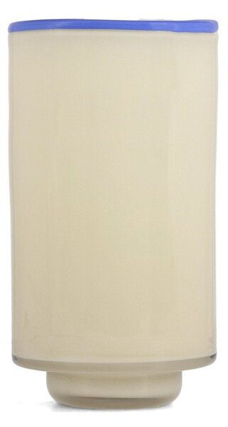 Kremowy szklany wazon (wysokość 21,5 cm) Milo – ONA