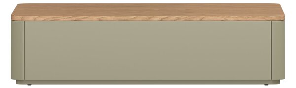Stolik kawowy Elivo 100 cm z szufladami - eukaliptus / dąb baltic dune
