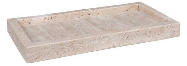 Kamienna taca dekoracyjna 15x30,5 cm Travertine – House Nordic