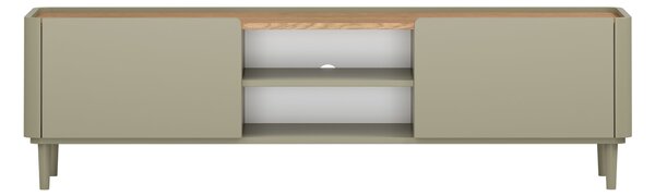 Szafka RTV Elivo 170 cm na nóżkach - eukaliptus / dąb baltic dune