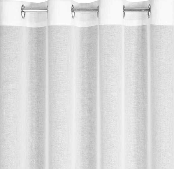 Firana gotowa EUROFIRANY Estella 140 x 250 cm BiaÅy