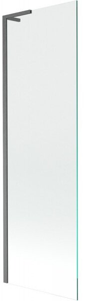 Mexen Next L parawan nawannowy 1-skrzydłowy 60 x 150 cm, transparent, gun gray szczotkowany - 895-060-000-03-00-66