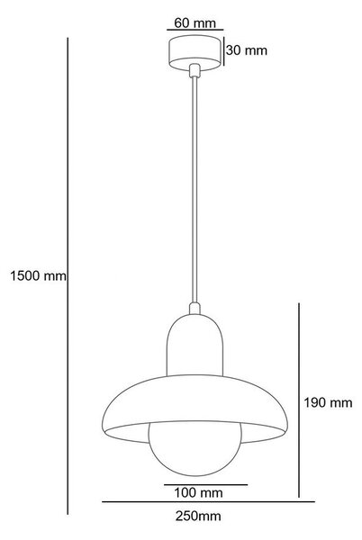 Brązowa lampa wisząca z drewnianym kloszem ø 25 cm Elsa – Opviq lights