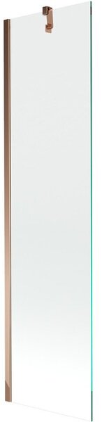 Mexen Next parawan nawannowy 1-skrzydłowy 50 x 150 cm, transparent, różowe złoto - 895-050-000-00-00-60