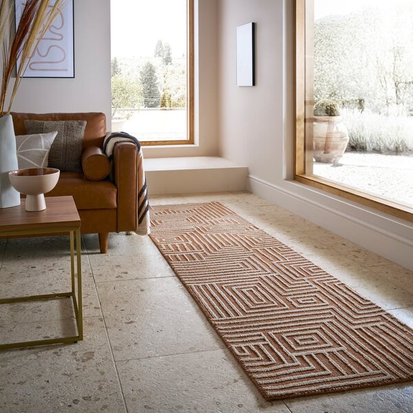 Chodnik w kolorze terakoty 80x300 cm Kylo – Flair Rugs