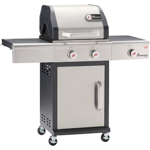 Grill ogrodowy gazowy LANDMANN Triton maxX PTS 2.1 12916 10.9 kW 44 x 48 cm