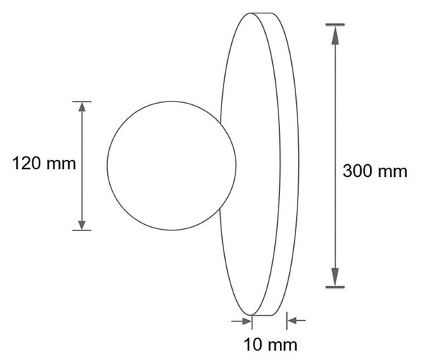 Beżowa kamienna lampa sufitowa ze szklanym kloszem ø 12 cm Hilde – Opviq lights