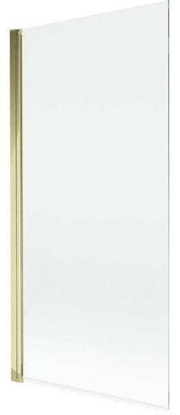 Mexen Mist parawan nawannowy 1-skrzydłowy 90 x 150 cm, transparent, złoty - 8A9-090-001-50-00
