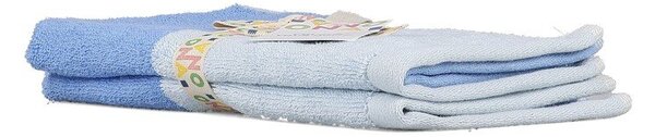 Niebieskie bawełniane ręczniki zestaw 2 szt. frotte 30x50 cm Pixie – ONA