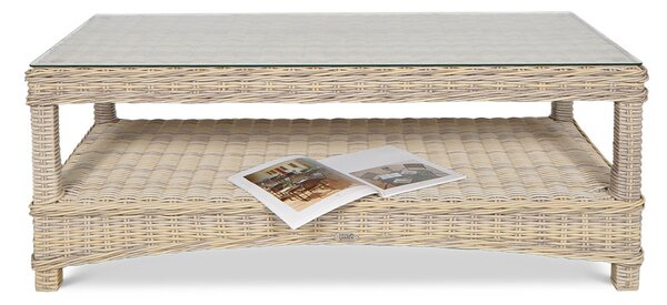 Zestaw technorattanowy TRIVENTO 3 + PUFY Beige