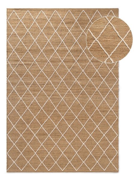 Dywan z juty tkany ręcznie w naturalnym kolorze 80x150 cm Kunu – Hanse Home