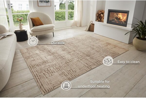 Brązowy/beżowy dywan 80x120 cm Terrain – Hanse Home