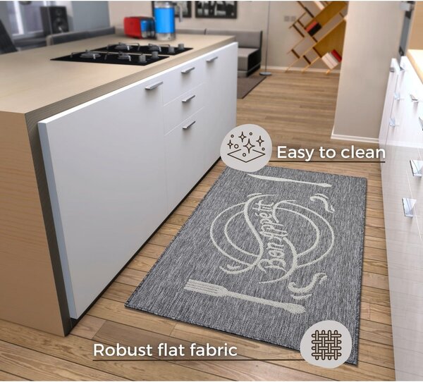 Szarobeżowy dywan 92x150 cm Cucina – Hanse Home