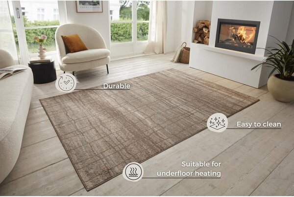 Brązowy/beżowy dywan 80x120 cm Terrain – Hanse Home