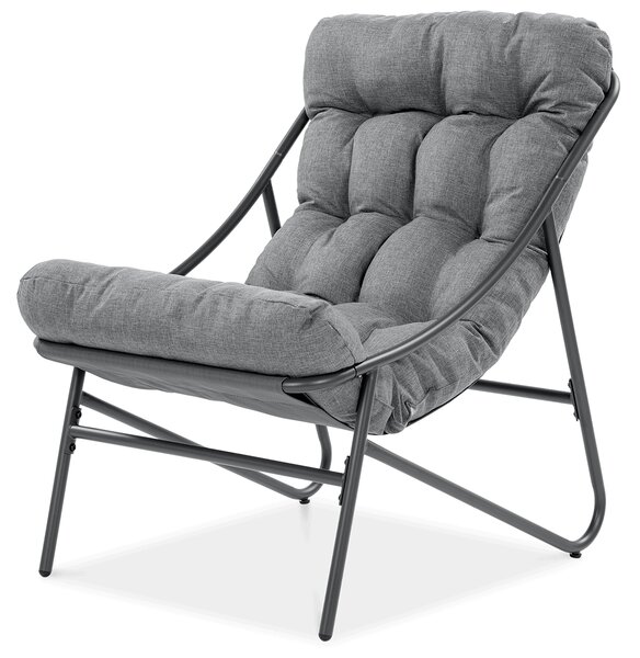 Zestaw ogrodowy CASPER 2+1 Dark Grey - Bjørkka