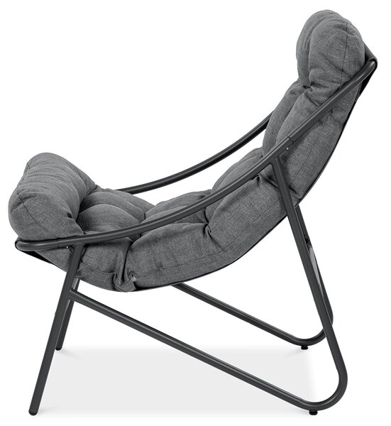 Zestaw ogrodowy CASPER 2+1 Dark Grey - Bjørkka
