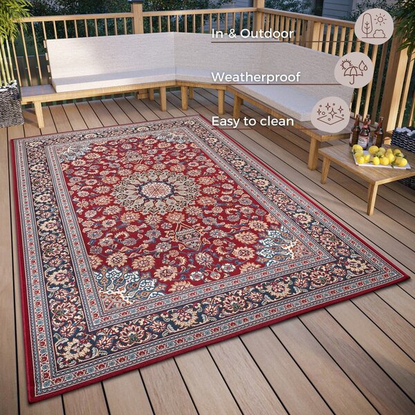 Czerwony dywan odpowiedni na zewnątrz 120x180 cm Kadi – Hanse Home