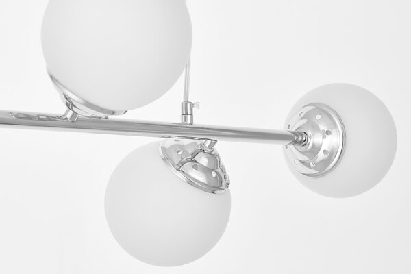 NOWOCZESNA LAMPA WISZĄCA CHROMOWANA FINO W4