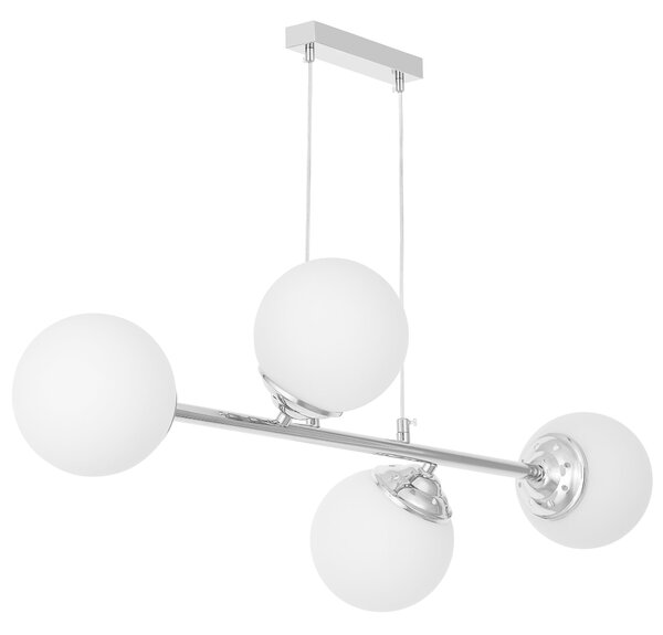 NOWOCZESNA LAMPA WISZĄCA CHROMOWANA FINO W4