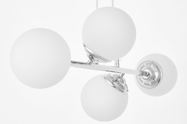 NOWOCZESNA LAMPA WISZĄCA CHROMOWANA FINO W4